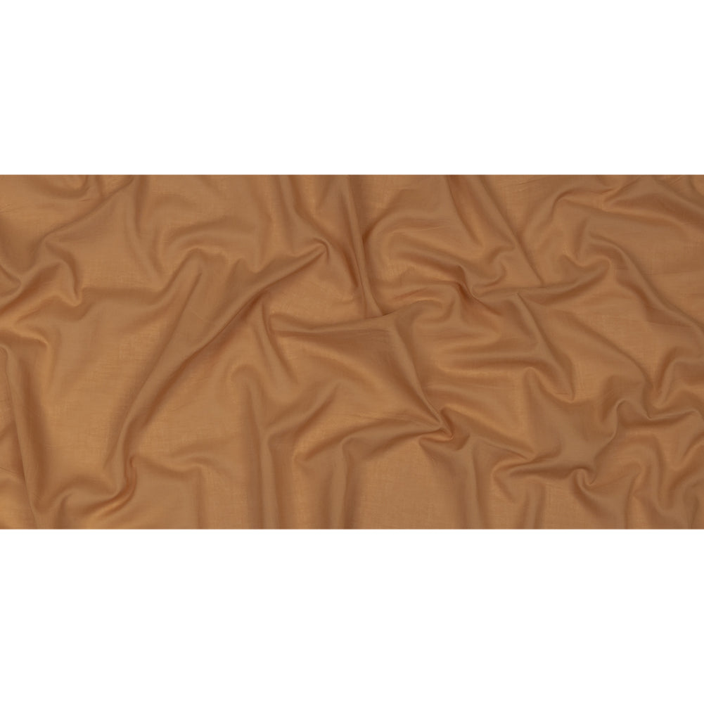 Famous Australian Designer Tan Cotton Voile - Full