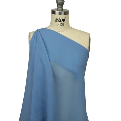 Famous Australian Designer Cornflower Viscose Georgette Detail
