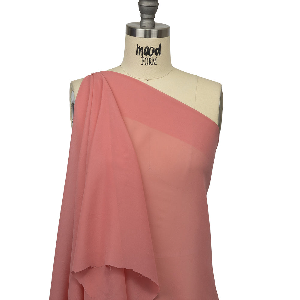 Famous Australian Designer Watermelon Viscose Georgette Detail