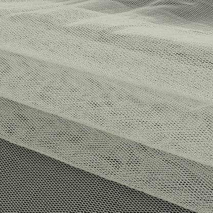 Famous Australian Designer White Stiff Polyester Tulle Folded