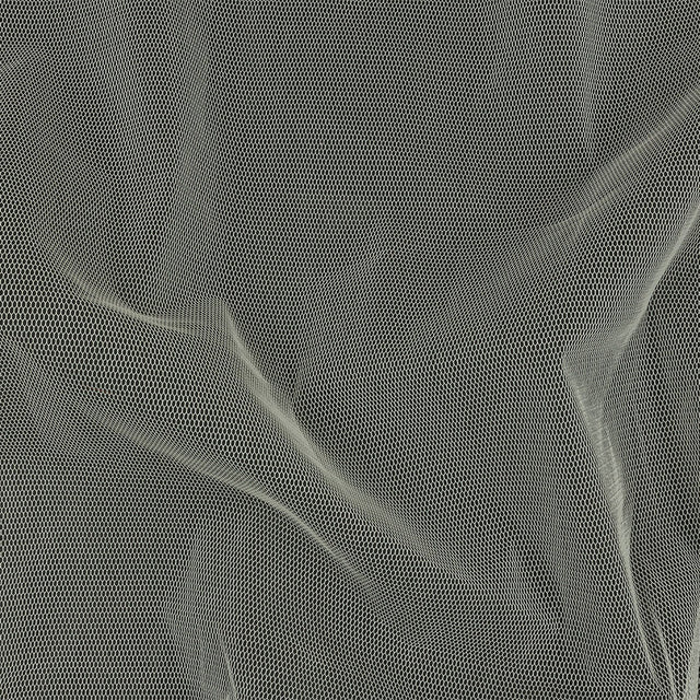 Famous Australian Designer White Stiff Polyester Tulle
