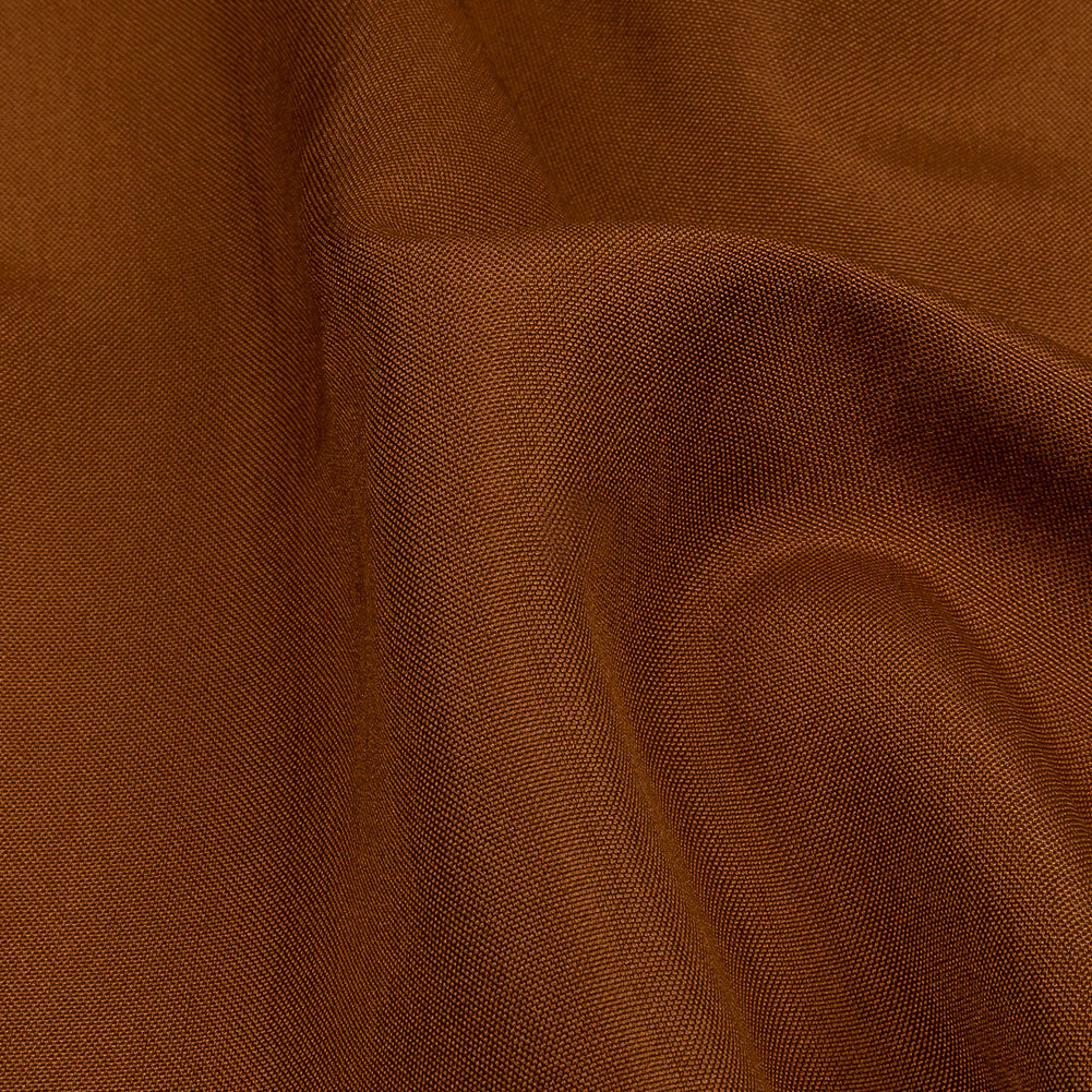 Famous Australian Designer Terracotta Plain Silk Woven - Detail
