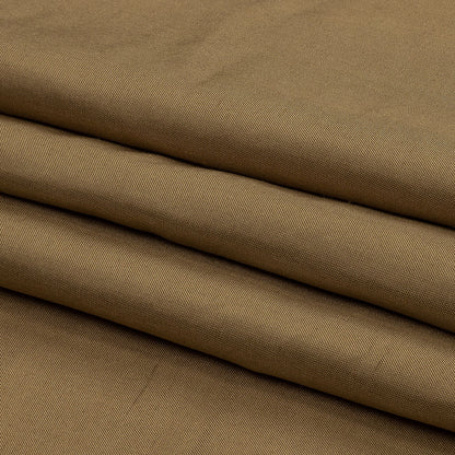 Famous Australian Designer Praline Soft Silk Shantung Folded