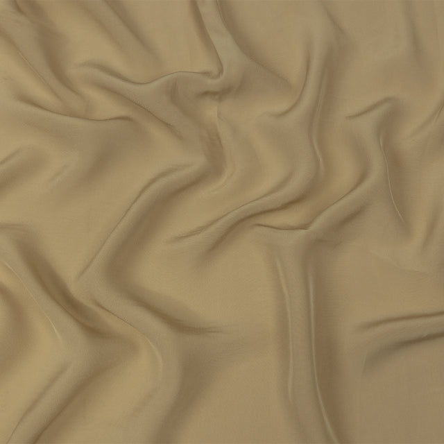 Famous Australian Designer Beige Viscose Crepe de Chine Lining