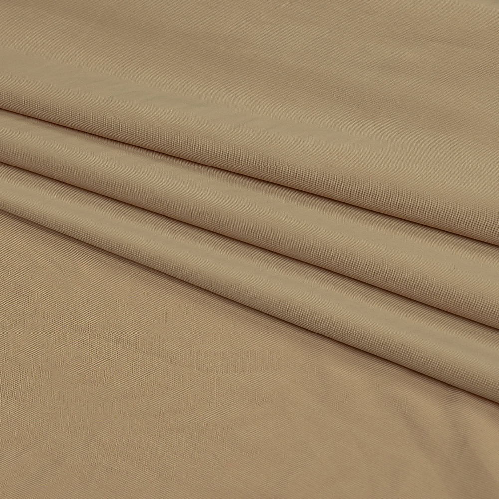 Famous Australian Designer Nude Stretch Polyester Jersey Folded