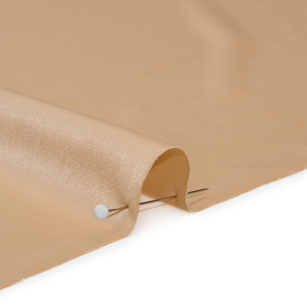 Stretch Polyester Jersey - Beige - Famous Australian Designer Deadstock Detail