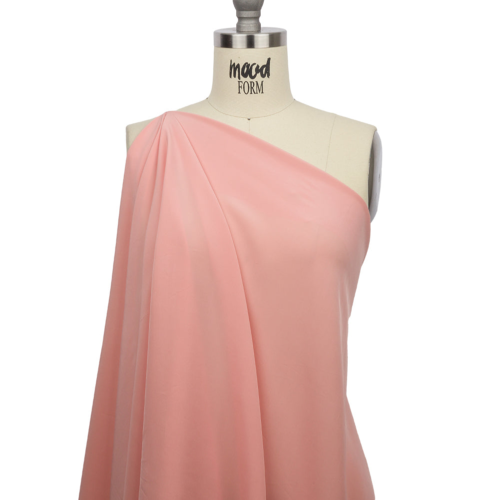 Famous Australian Designer Pink Viscose Crepe de Chine Drape
