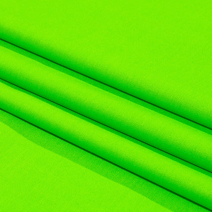 Italian Hi-Vis Green Double Face Stretch Super 150 Virgin Wool Twill Suiting