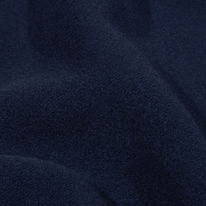 Balenciaga Italian Deep Ultramarine Brushed Blended Virgin Wool and Cashmere Twill Detail