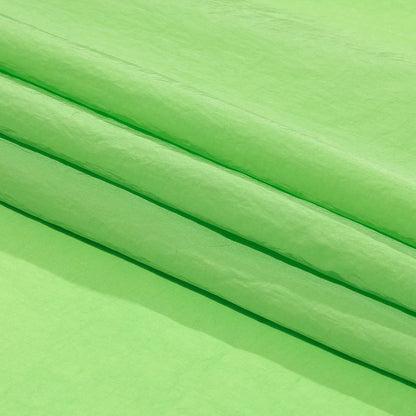 Balenciaga Italian Lime Crinkled Nylon Folded