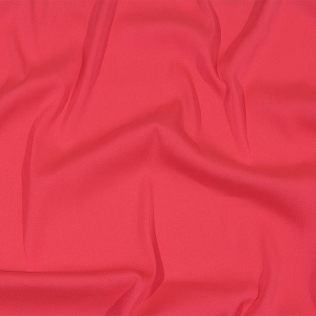 Balenciaga Italian Hot Pink Stretch Polyester Crepe