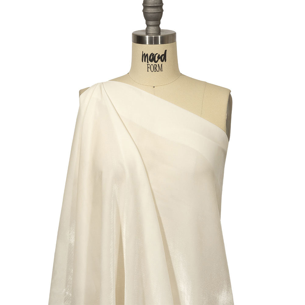 Balenciaga Italian Jet Stream Viscose and Silk Velvet Drape
