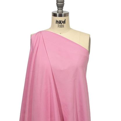 Balenciaga Italian Pink Fluid Viscose Poplin Drape