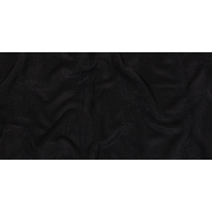 Balenciaga Italian Black Brushed Blended Camel Hair Twill Coating Full
