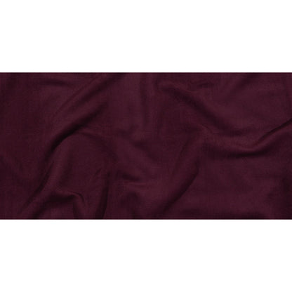 Balenciaga Italian Wine Red Brushed Blended Camel Hair Twill Coating Full