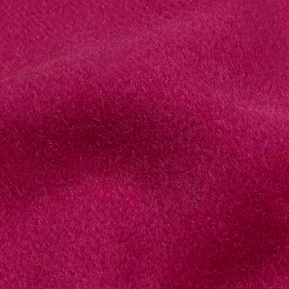 Balenciaga Italian Magenta Brushed Blended Camel Hair Twill Coating Detail
