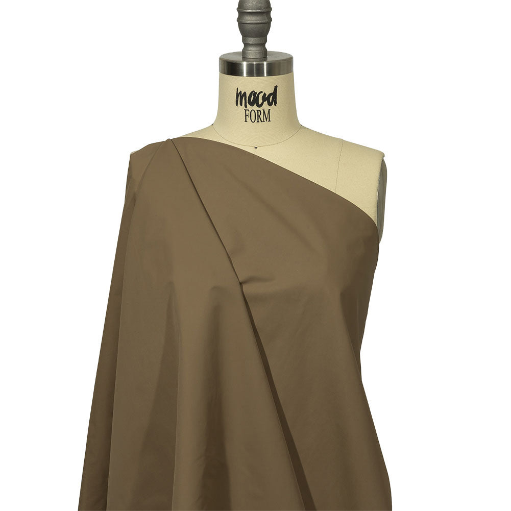 Balenciaga Italian Khaki Nylon Micro Faille Drape