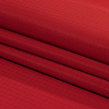 Balenciaga Italian Red Polyester Ripstop Folded