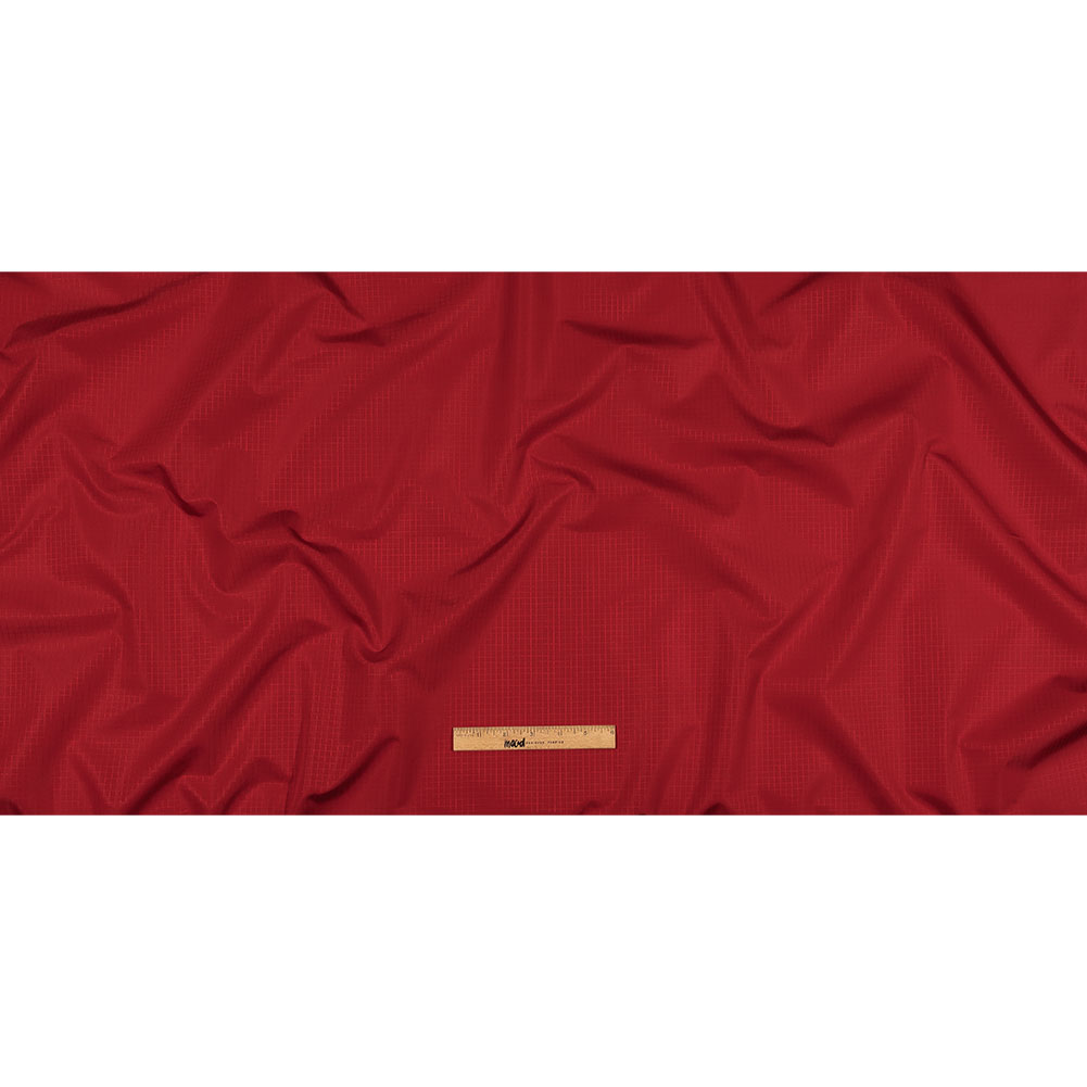 Balenciaga Italian Red Polyester Ripstop Full