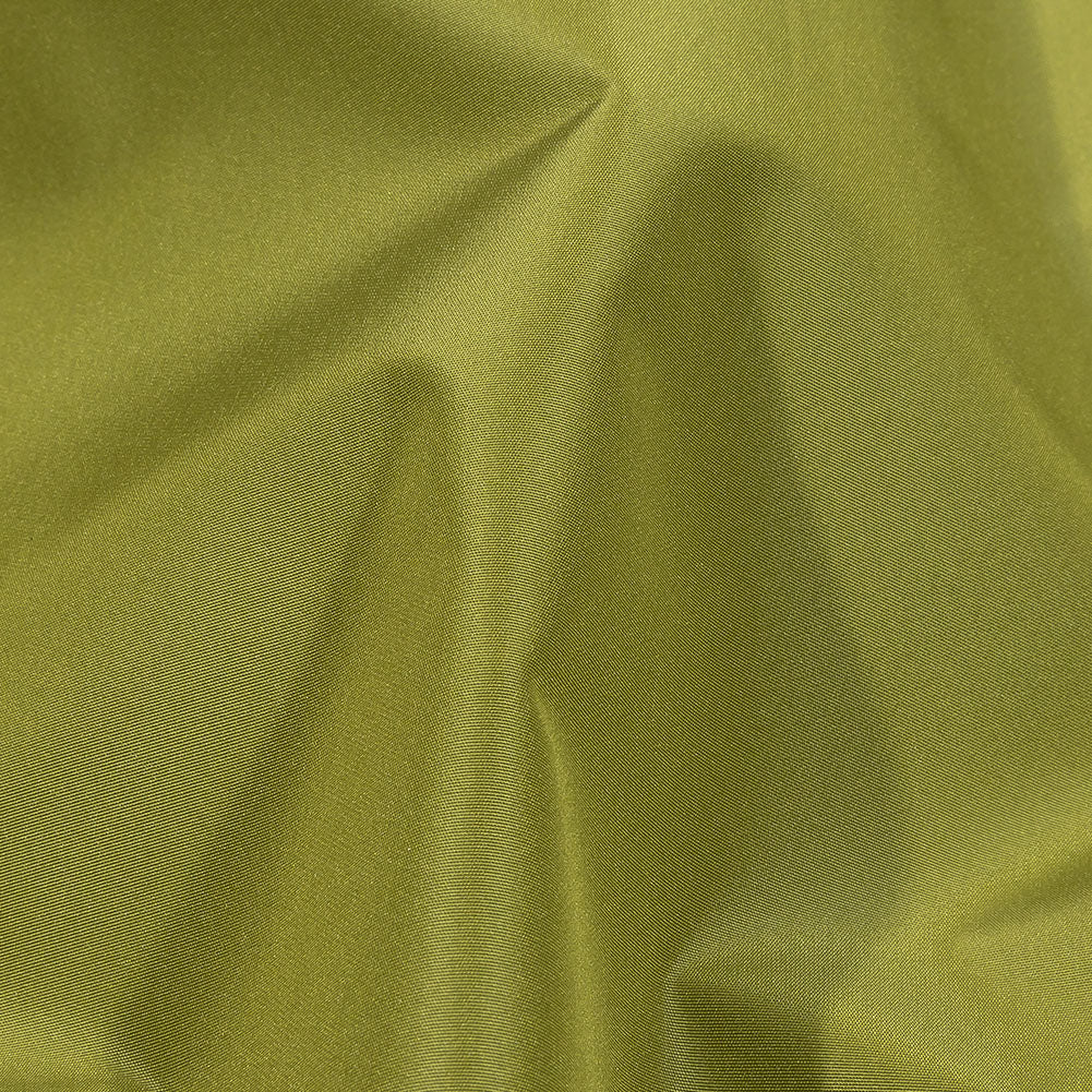 Balenciaga Italian Pea Green Polyester and Viscose Micro Faille Detail