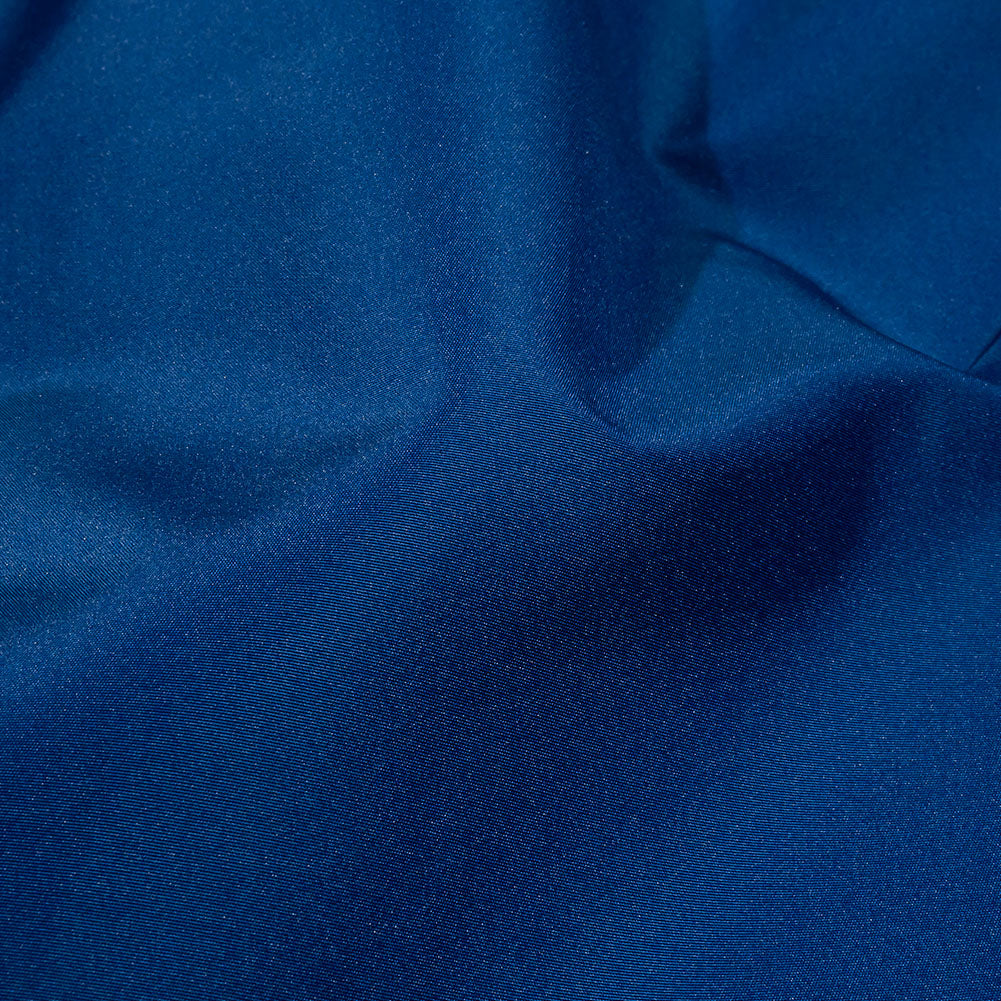 Balenciaga Italian Blue Polyester and Viscose Micro Faille Detail
