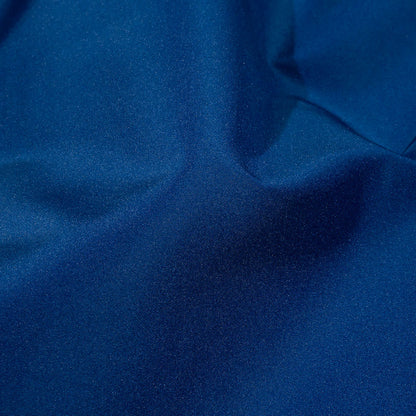 Balenciaga Italian Blue Polyester and Viscose Micro Faille Detail