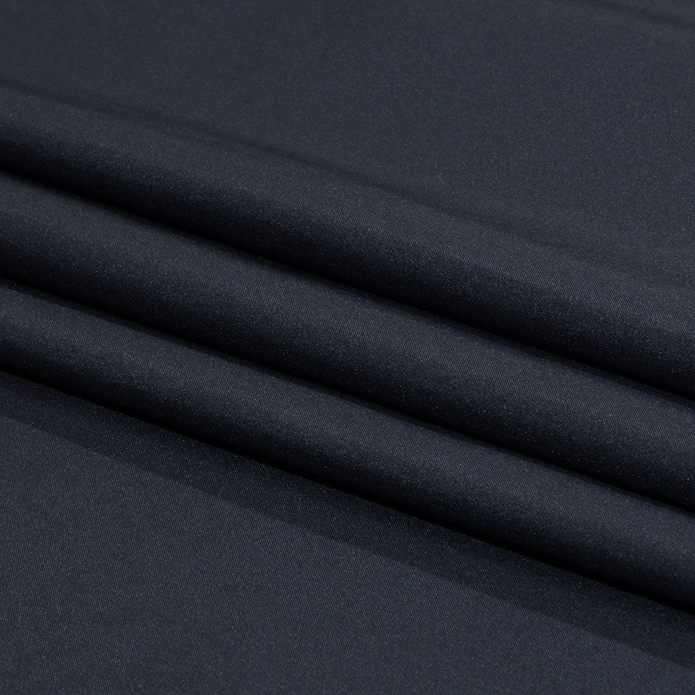 Balenciaga Italian Midnight Navy Lightweight Polyester Poplin Folded