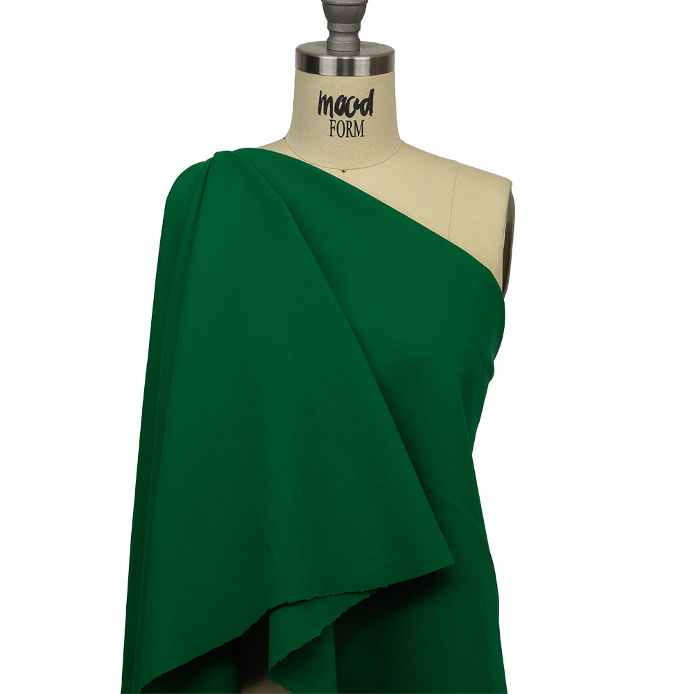 Stretch Ponte Knit - Emerald Green - Papilio Collection - Drape