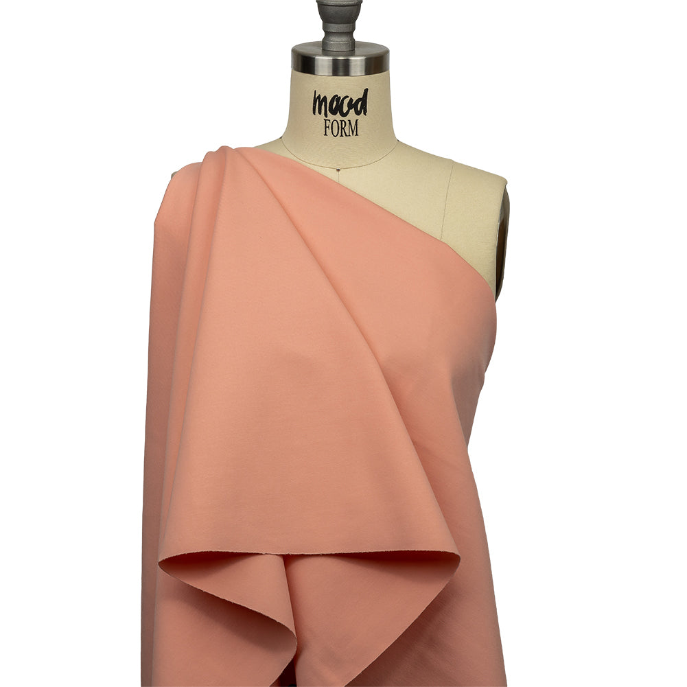 Stretch Ponte Knit - Blush - Papilio Collection - Drape