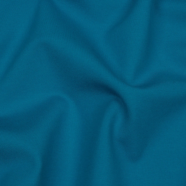 Stretch Ponte Knit - Ocean Blue - Papilio Collection
