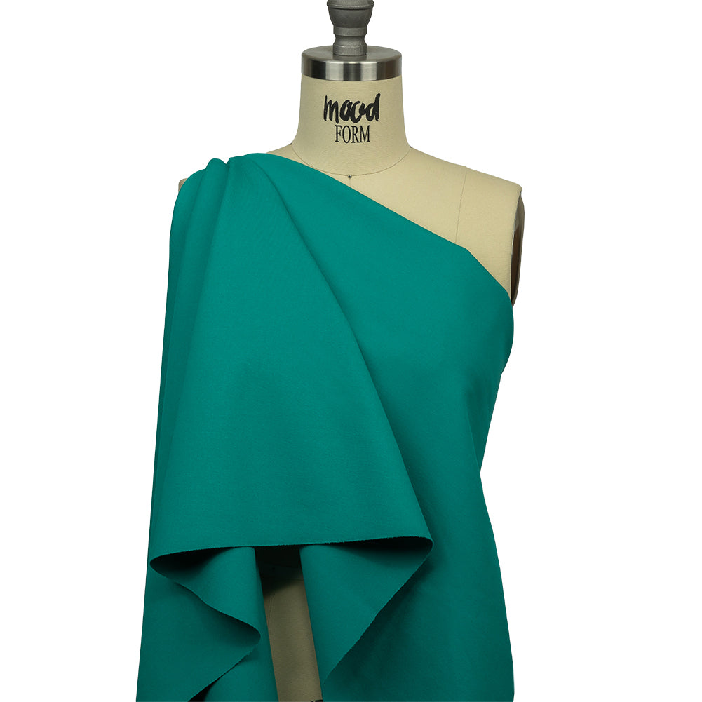 Stretch Ponte Knit - Teal - Papilio Collection - Drape
