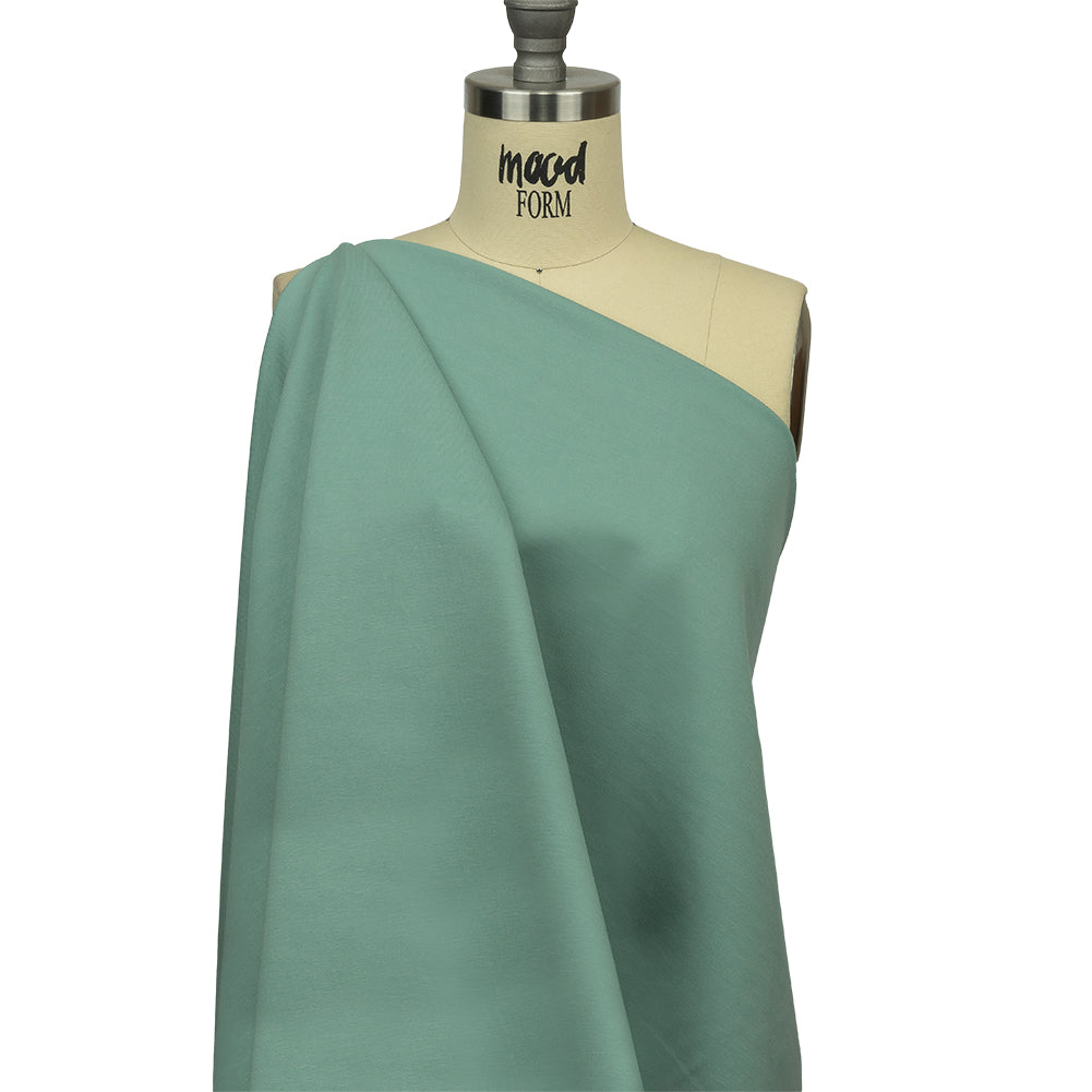 Stretch Ponte Knit - Blue Gray - Papilio Collection - Drape