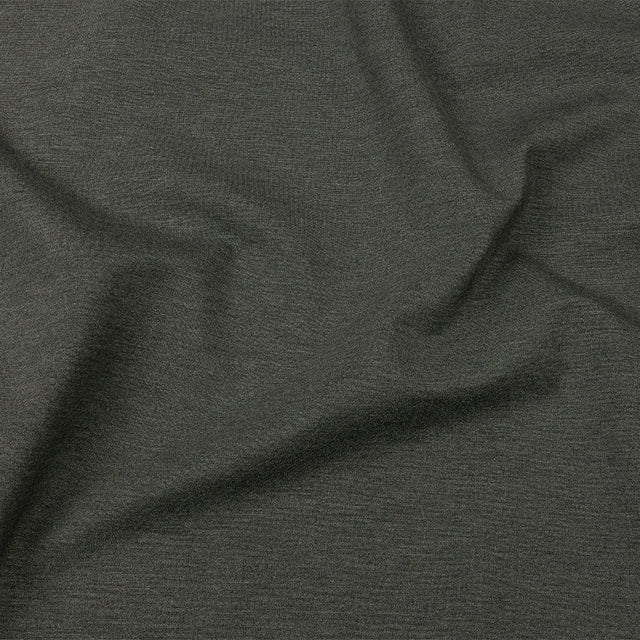 Stretch Ponte Knit - Dark Heathered Gray - Papilio Collection