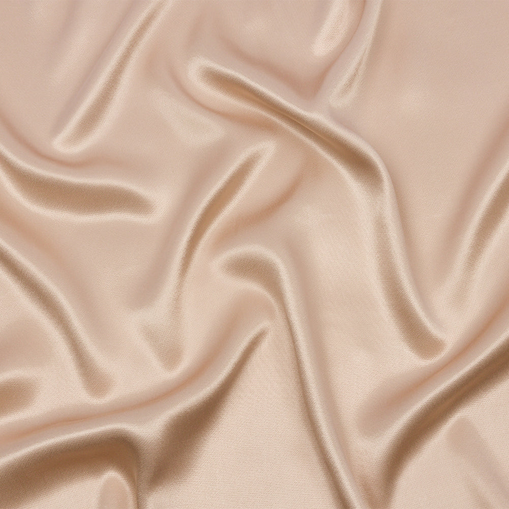 Sustainable Viscose Fluid Satin - Tan - Mood Exclusive Elliana Collection