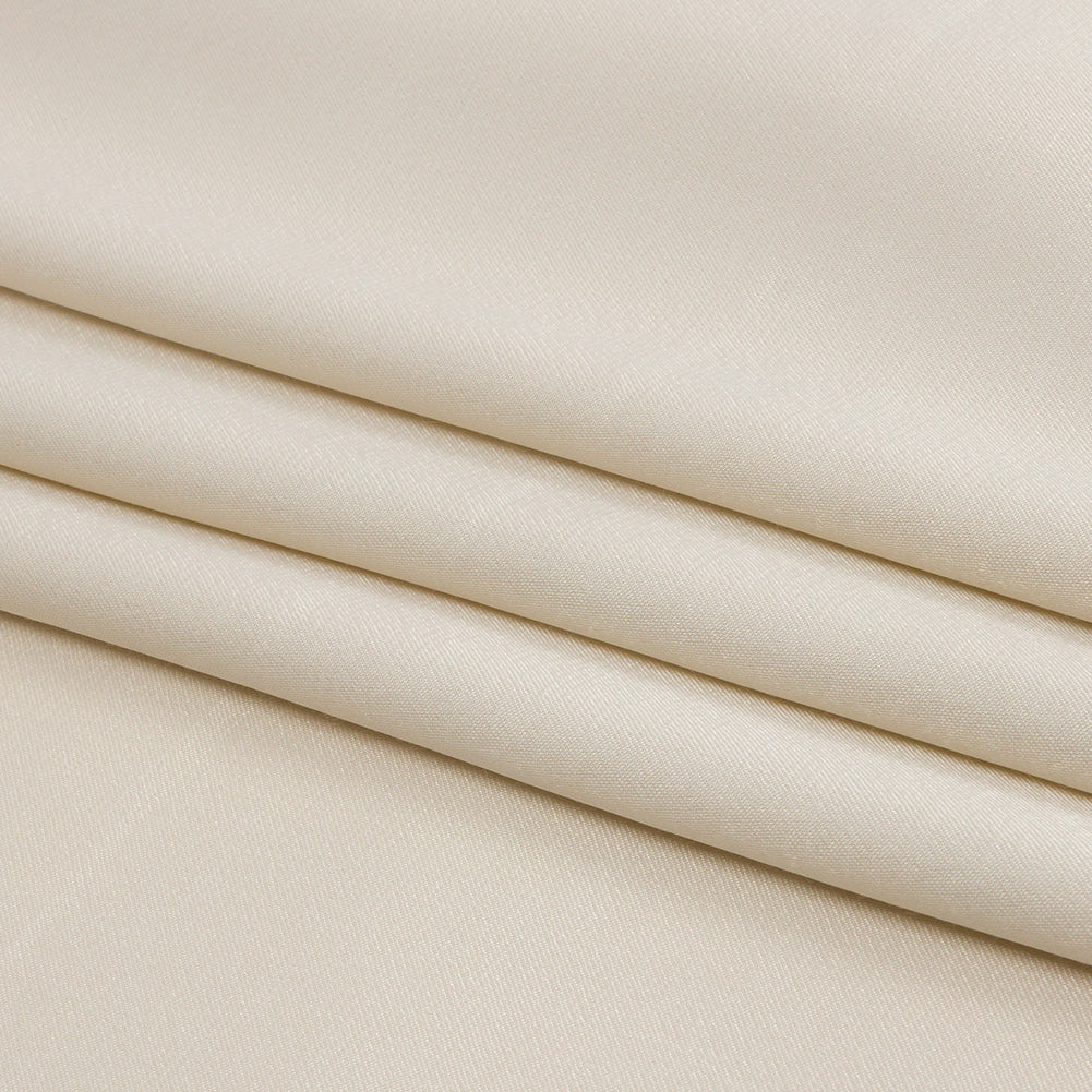Sustainable Viscose Fluid Satin - Light Stone - Mood Exclusive Elliana Collection - Folded