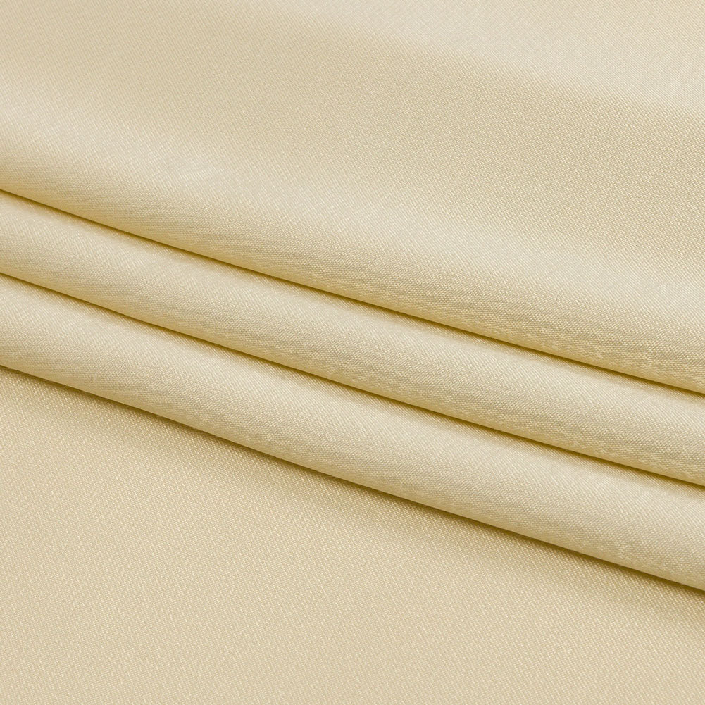 Sustainable Viscose Fluid Satin - Beige - Mood Exclusive Elliana Collection - Folded