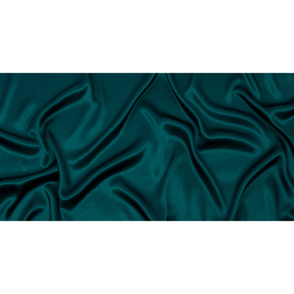 Sustainable Viscose Fluid Satin - Teal - Mood Exclusive Elliana Collection