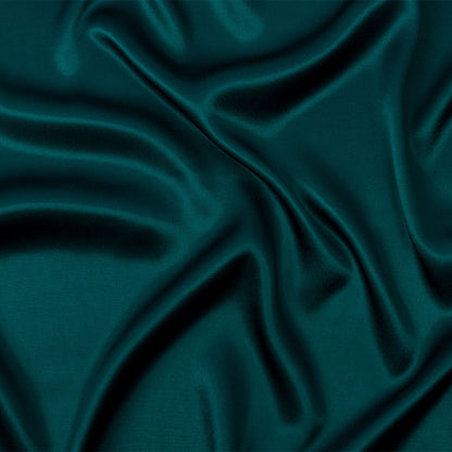 Sustainable Viscose Fluid Satin - Teal - Mood Exclusive Elliana Collection