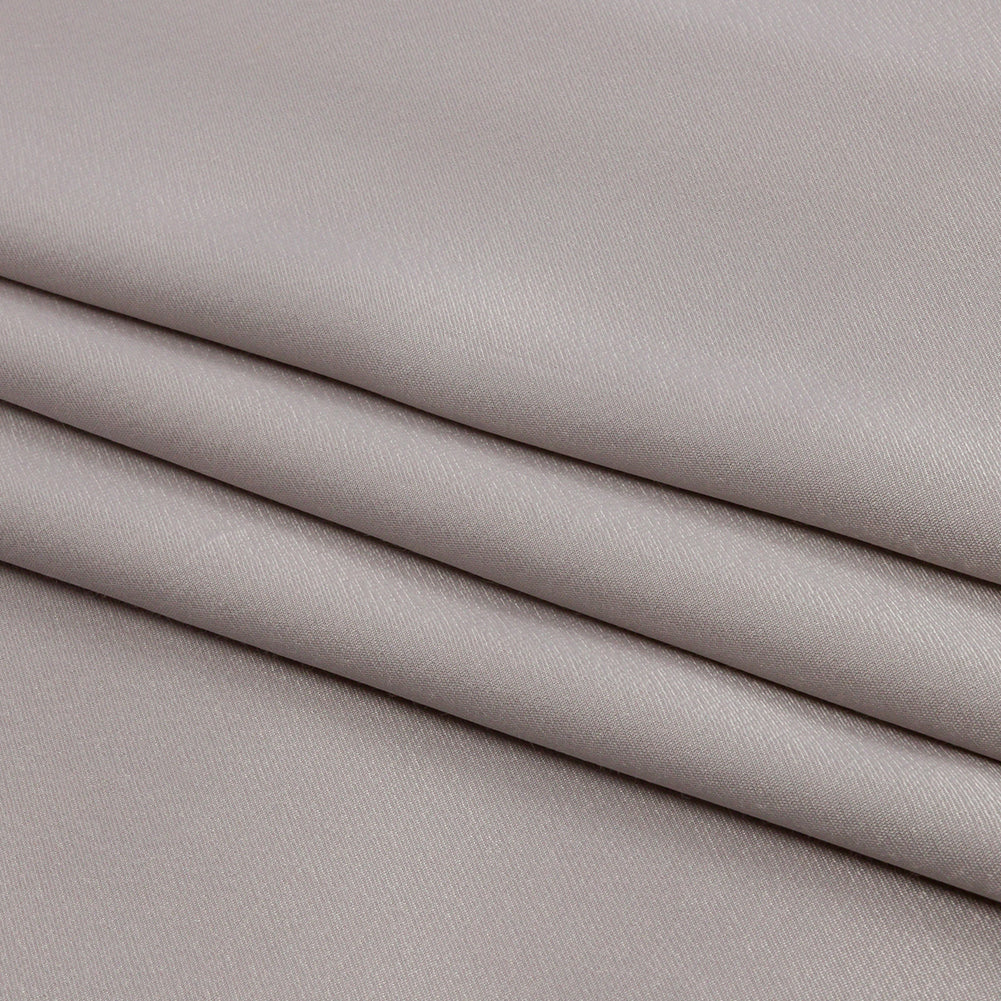 Sustainable Viscose Fluid Satin - Silver - Mood Exclusive Elliana Collection - Folded