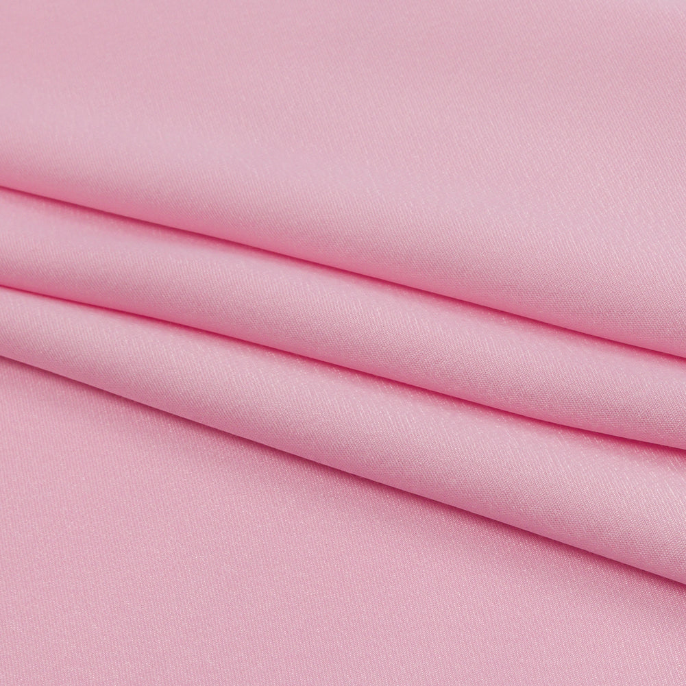 Sustainable Viscose Fluid Satin - Pink - Mood Exclusive Elliana Collection - Folded