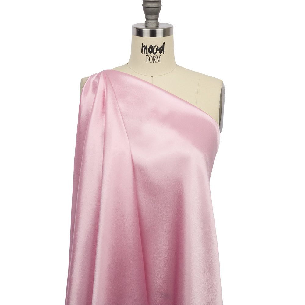 Sustainable Viscose Fluid Satin - Pink - Mood Exclusive Elliana Collection - Drape