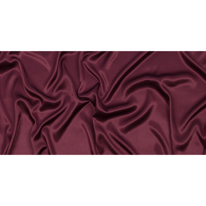 Sustainable Viscose Fluid Satin - Burgundy - Mood Exclusive Elliana Collection