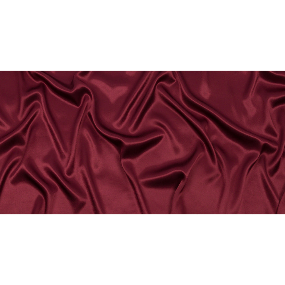 Sustainable Viscose Fluid Satin - Wine - Mood Exclusive Elliana Collection - Full