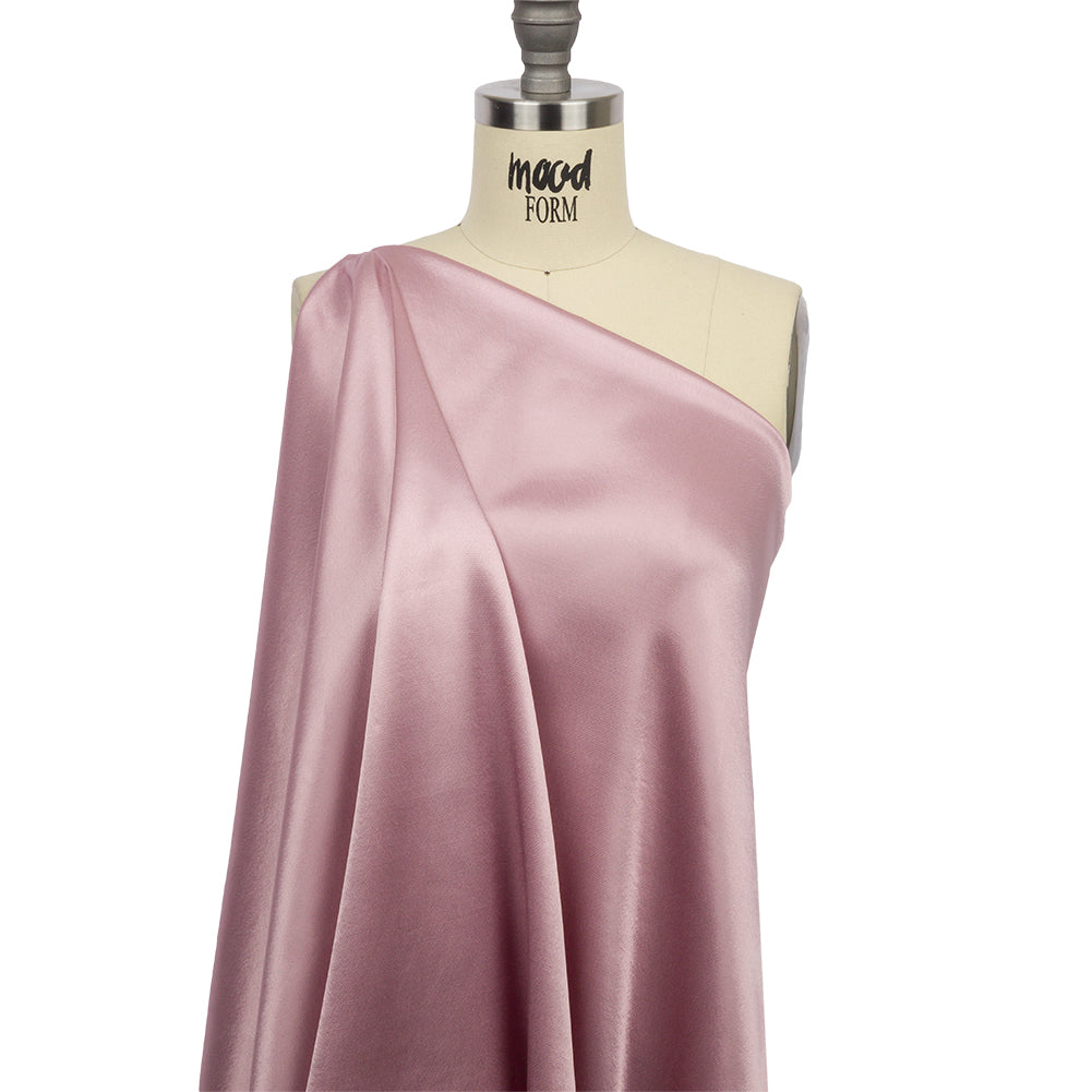 Sustainable Viscose Fluid Satin - Mauve - Mood Exclusive Elliana Collection - Drape
