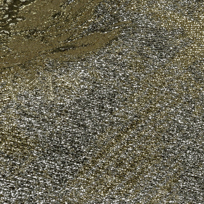 Metallic Ice Palace and Gold Crackled Floral Luxury Brocade