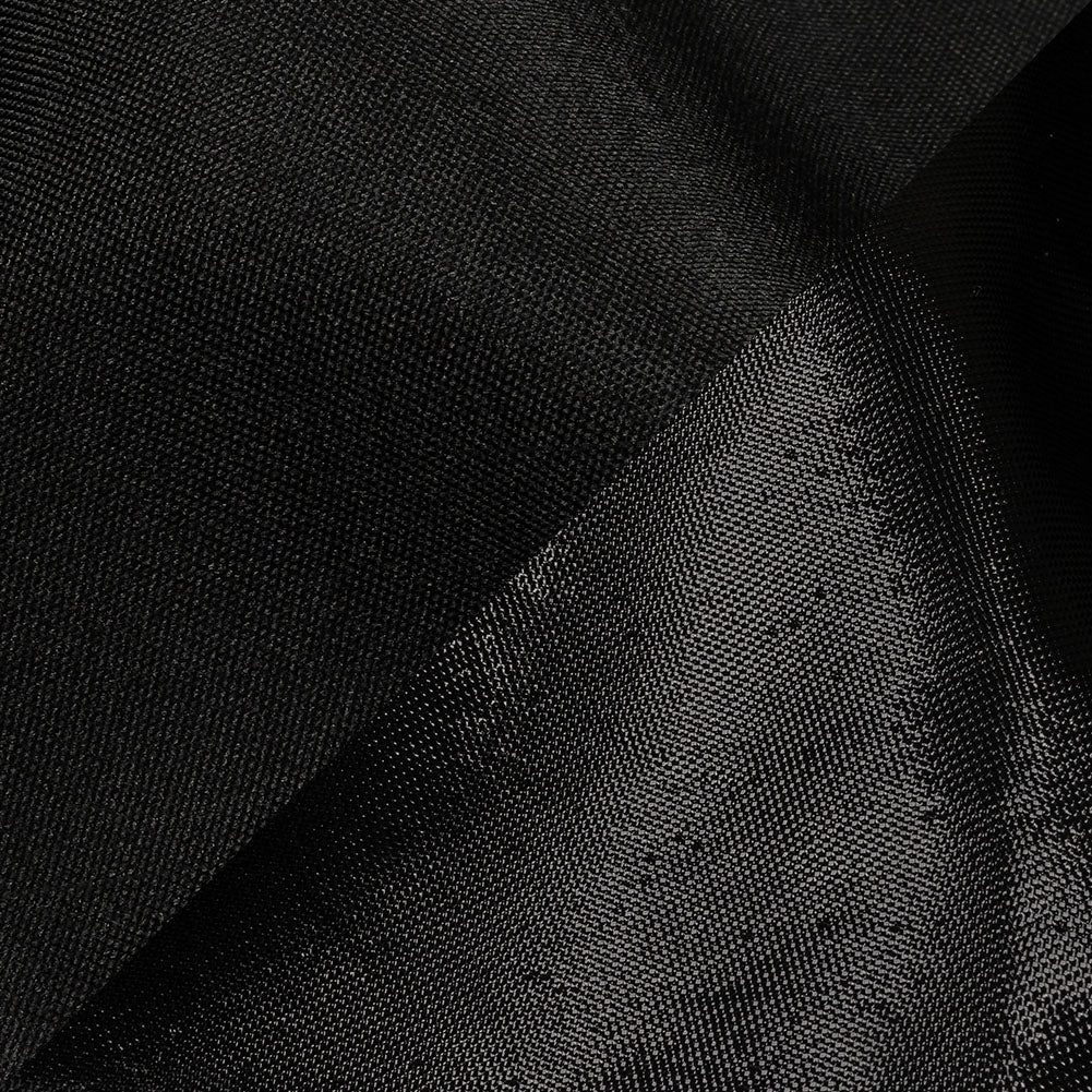 Olwyn Metallic Black Double Faced Luxury Mikado - Detail