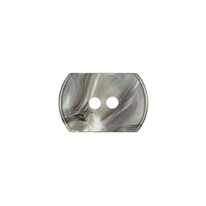 Smoke Swirls Rectangular 2-Hole Plastic Button - 32L/20mm Detail