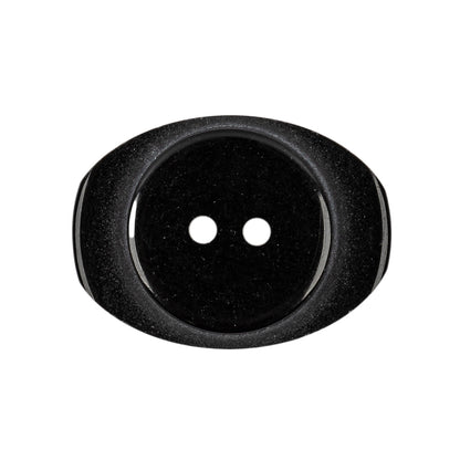 Light Smoke Iridescent and Matte 2-Hole Oval Button - 44L/28mm Detail