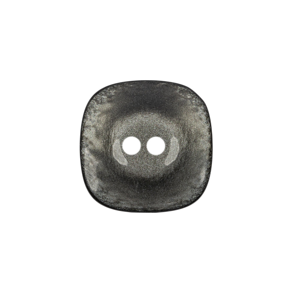 Smoked Iridescent Deepwell 2-Hole Plastic Button - 36L/23mm Detail