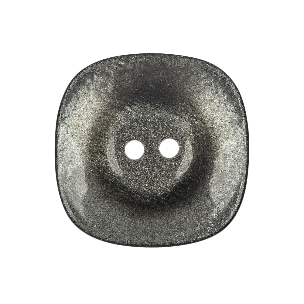 Smoked Iridescent Deepwell 2-Hole Plastic Button - 44L/28mm Detail